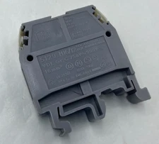 Entrelec 5129, M16/12 Single Terminal Block, 16mm, (GRAY,BLUE) LOT OF 2