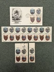 Northwest Indian Masks - Scott 1834-1837 - 4-stamp FDC + 22 stamps!