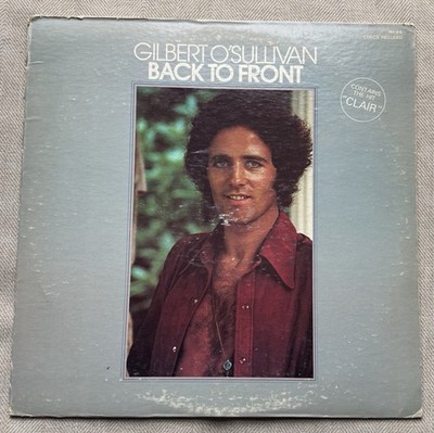 GILBERT  O'SULLIVAN - BACK TO FRONT -  M.A.M. RECORD MAM-5