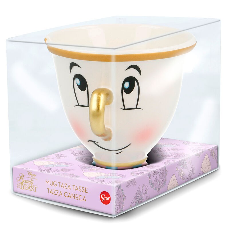 Taza 3D Chip La Bella Y La Bestia Disney