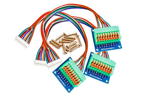 DCC Concepts DCP-SFH Cobalt Solder-Free Connectors (Pk3)