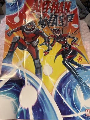 Folded Poster 24'' x 36'' Ant-Man and the Wasp Marvel 2018 Folded