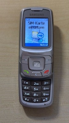 Samsung SGH-C300 Slider Handy Geprüft, Händler, Accu Neu, Ohne Deckel