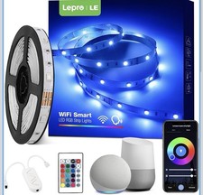 Lepro WiFi Smart LED Strip 10M 150LED Works with Alexa and Google Assistant