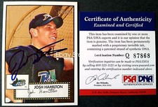#2 2001 Topps Heritage #91 JOSH HAMILTON '01 Auto Signed PSA/DNA COA Autograph