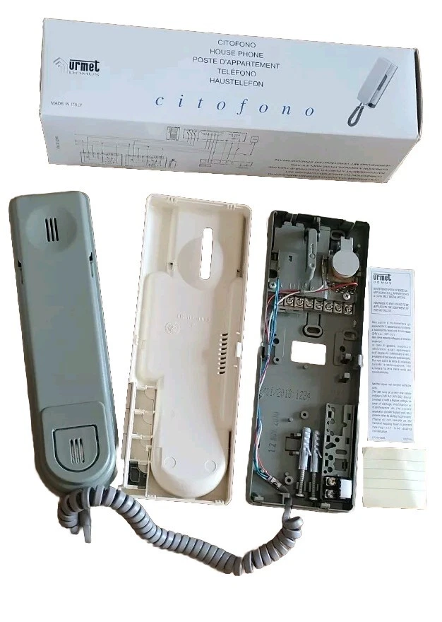 URMET  CITOFONO 1130/1  MECCANICO ORIGINALE NUOVO - Immagine 4 di 4