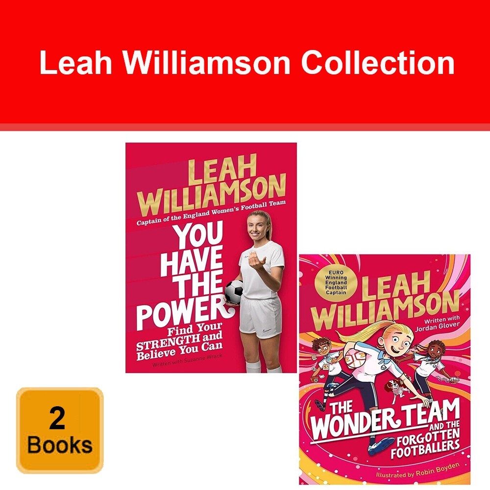 Leah Williamson Collection 2 Books Set Wonder Team Forgotten, You Have the Power