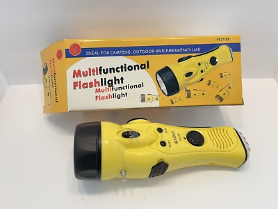 Flashllight Emergency Multifunctional Crank chg Radio elect chg Flashing