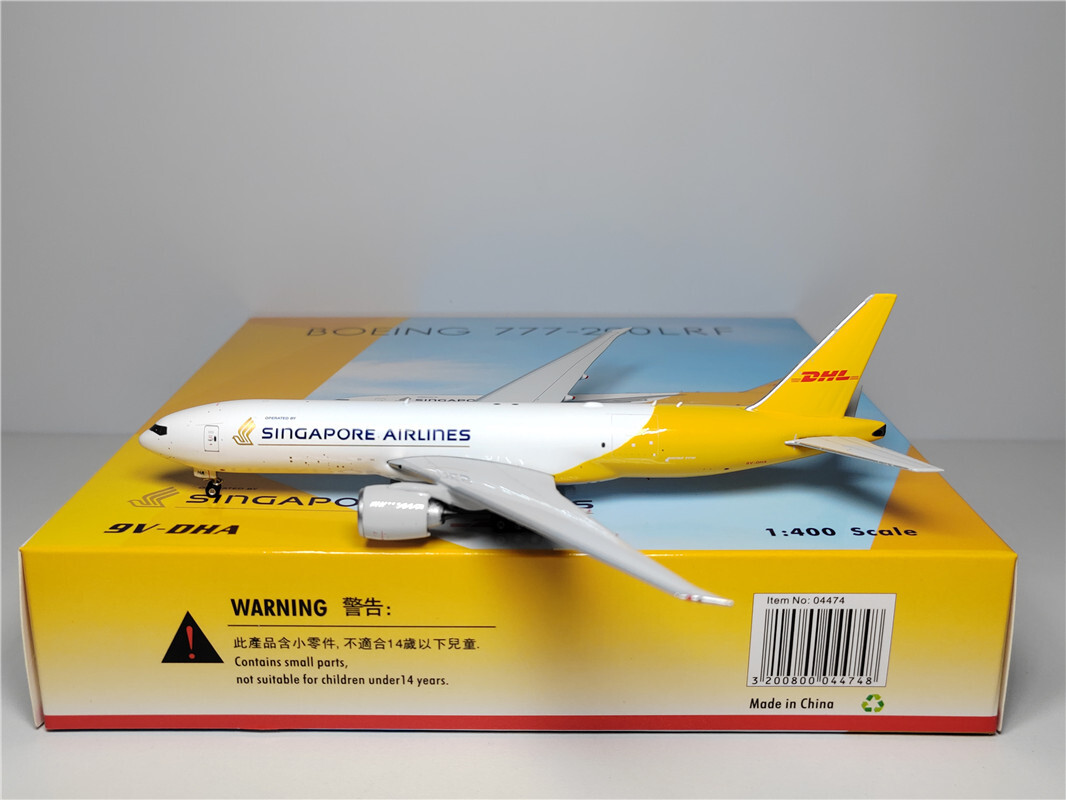1:400 Phoenix DHL BOEING B777-200LRF Airplane Diecast Aircraft