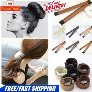 Women Hair Styling Donut Former Foam French Dish Twist Bun Maker