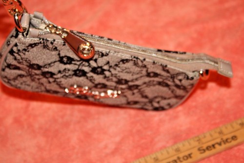 Liu Jo Accessories Bag with Black Lace Design & Chain Handle - Picture 4 of 4