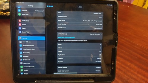 Apple iPad Pro 5th Gen 128GB, Wi-Fi + 5G (Unlocked), 12.9 in - Space Grey - Afbeelding 8 van 12