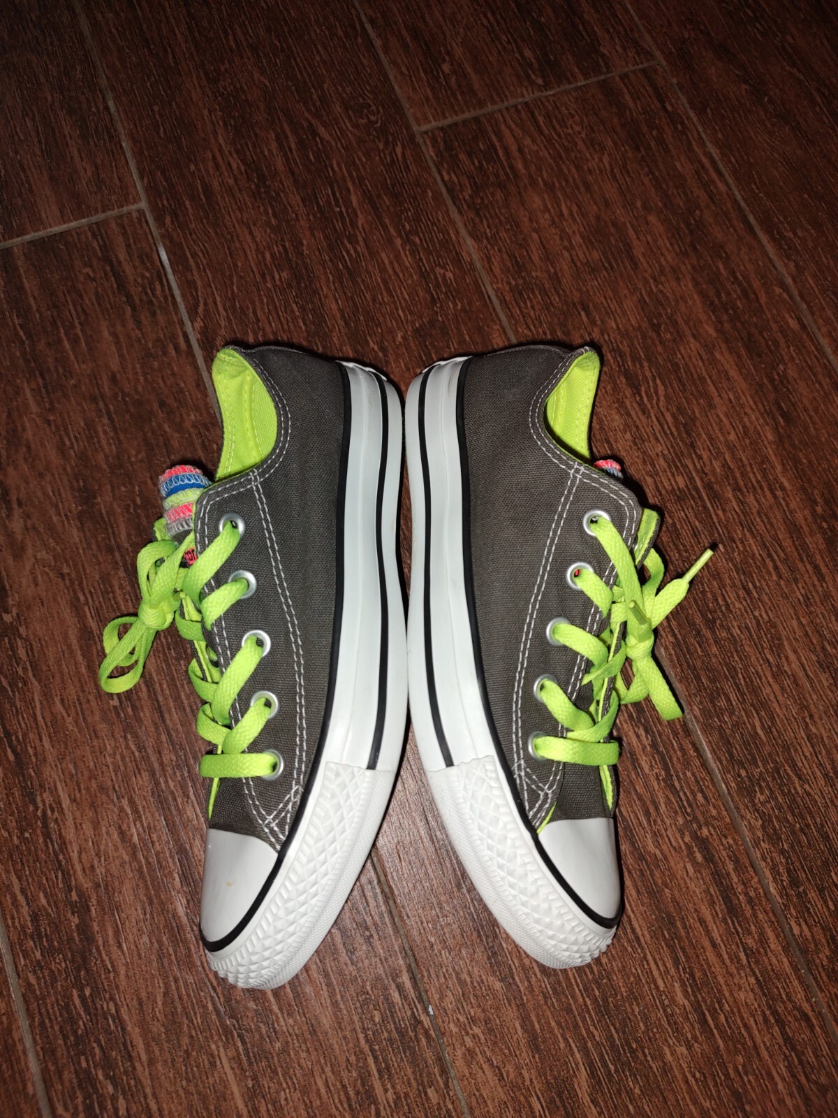 Converse Neon Colored Multiple Rainbow Tongues Lo… - image 8