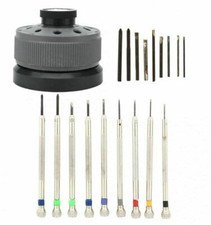 Precision Screwdriver 9pc Set Watch Jewelry Slotted Flat Blade Watchmakers Tools
