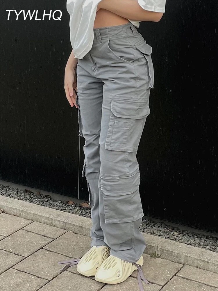 Vintage baggy cargo jeans with pockets