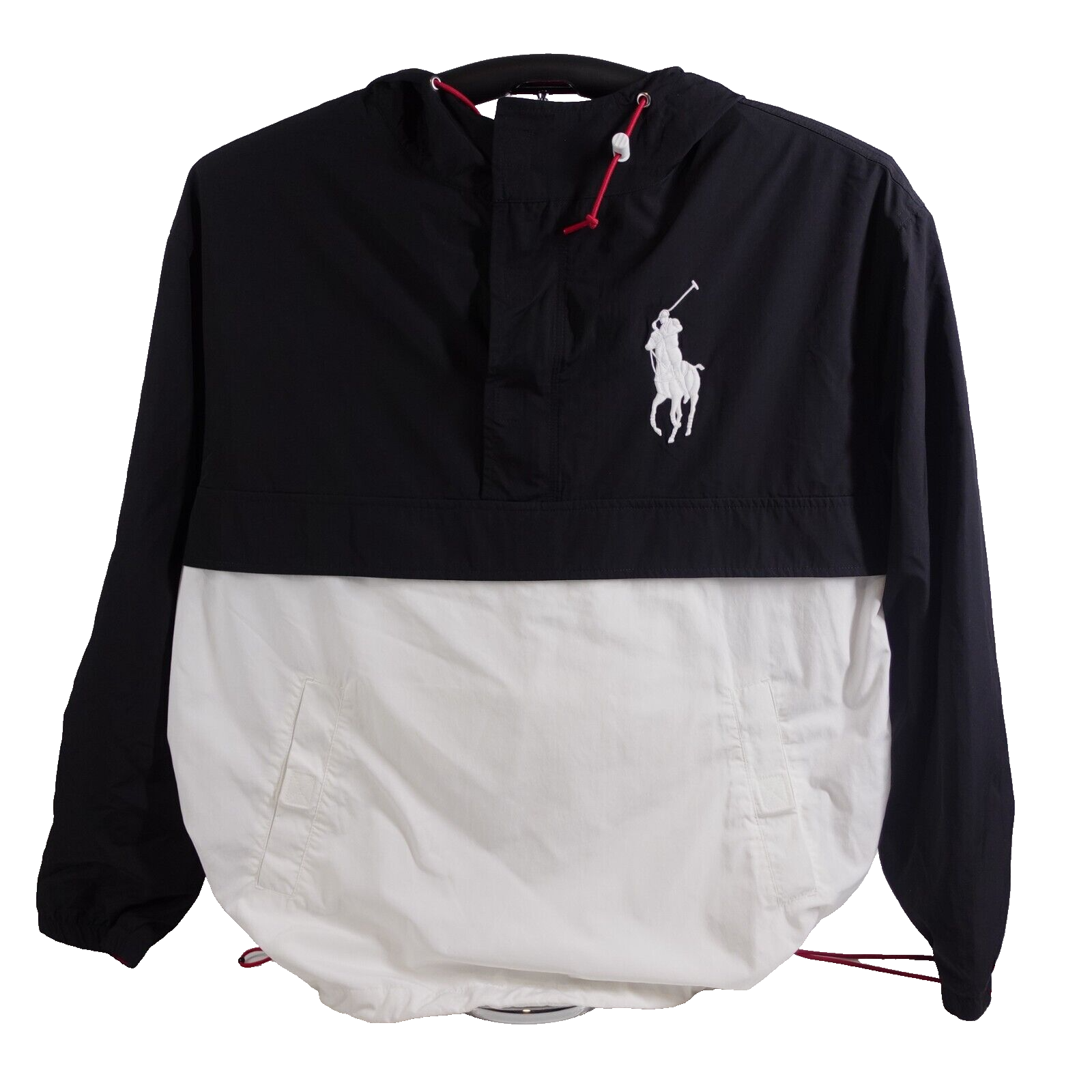 Polo Ralph Lauren Colorblock mezza zip Big Pony Team USA pullover giacca yacht L