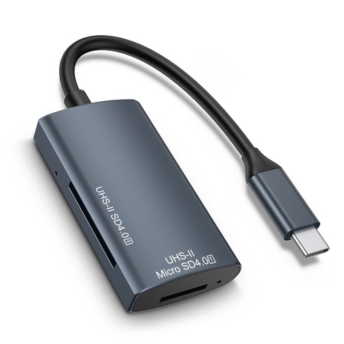 Memory Card Reader High Speed Data Transfer Usb-c Type-c Tf Sd-card Memory Card - Photo 11 sur 13