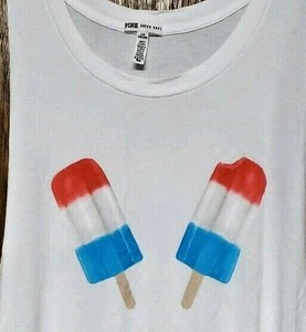 red white and blue popsicle shirt