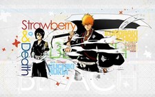Anime bleach kurosaki ichigo kuchiki rukia boys weapon Playmat Game Mat Desk