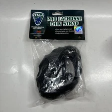 A&R MLL Major League Lacrosse Pro Helmet 4 Point Chin Strap Adjustable - Black