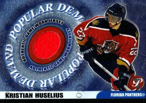 2003-04 Topps Pristine Popular Demand Jersey #PDKH Kristian Huselius - Picture 1 of 1
