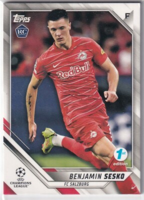 Topps 1st First Edition 2022 CL Nr. 161 Benjamin Sesko Rookie 