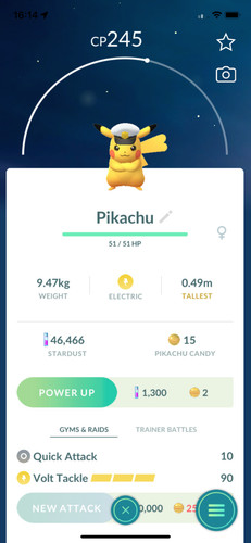 Pokemon Captain Pikachu !! Same Day Shippment or Next Day Guaranteed ! Go