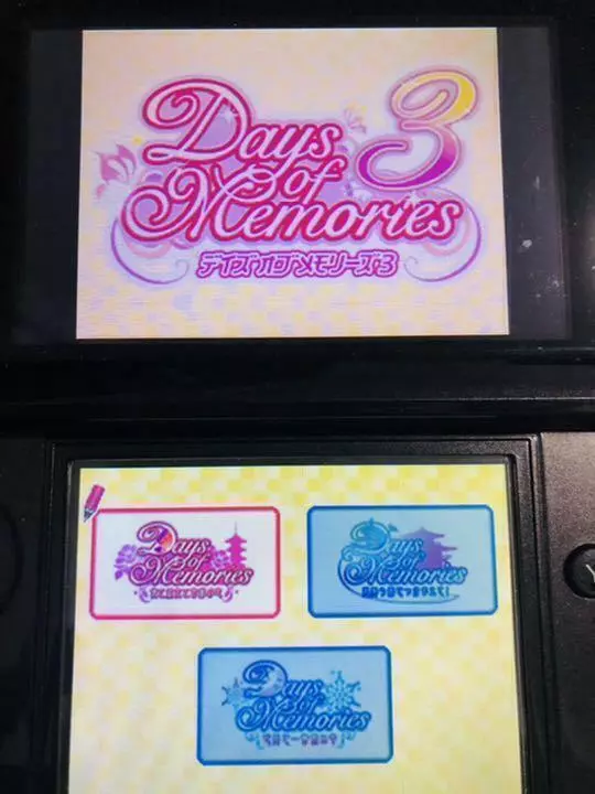 Days of Memories 3 NINTENDO DS Romance Game RARE With Manual SNK Playmore