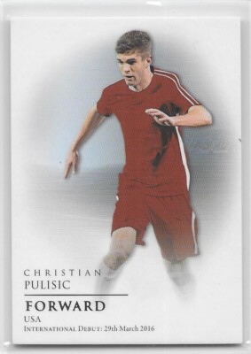 2018 FUTERA WORLD FOOTBALL UNIQUE BASE Christian Pulisic #85