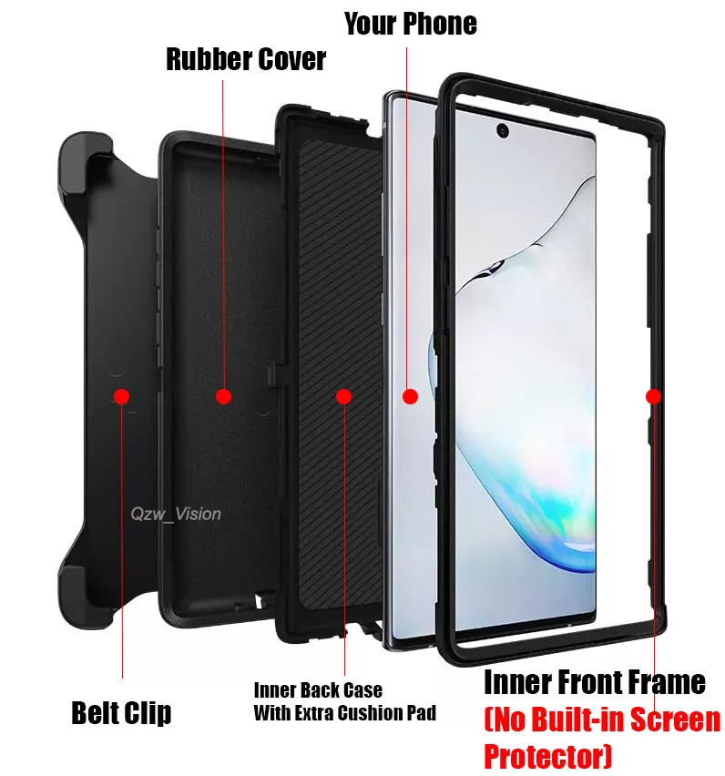 Capa Anti Shock Samsung Galaxy Note 10+ - Cell Case Acessórios para  Smartphone