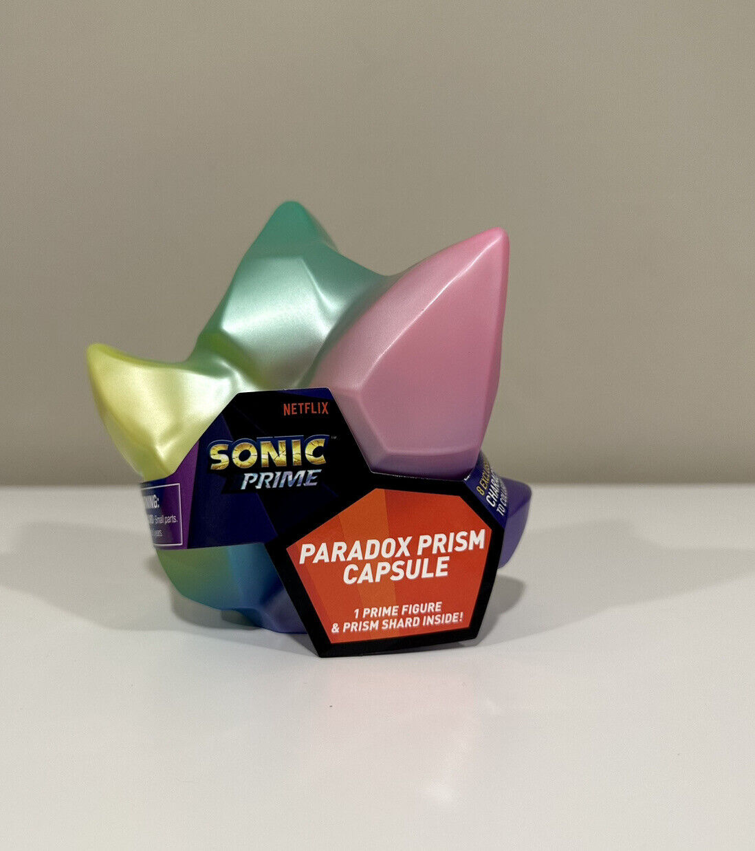 Sonic Prime Paradox Prism Capsule with Figure, Shard and Leaflet – 8 Styles