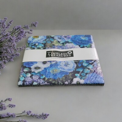 Timeless Treasures Butterfly Dreams 10 Inch Squares Cotton Quilt Fabric Bundle