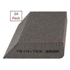 Trim Tex 888 Single Angle Sanding Block- Medium Grit - 24 Pack