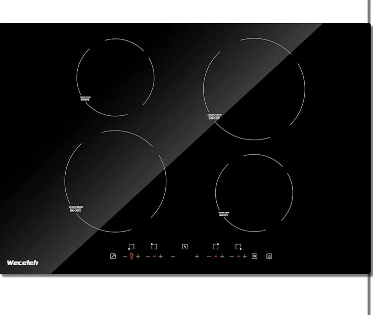Induction Cooktop 30 Inch, Weceleh Electric Stove Top 4 Burner 7000W,  Built-In I | eBay