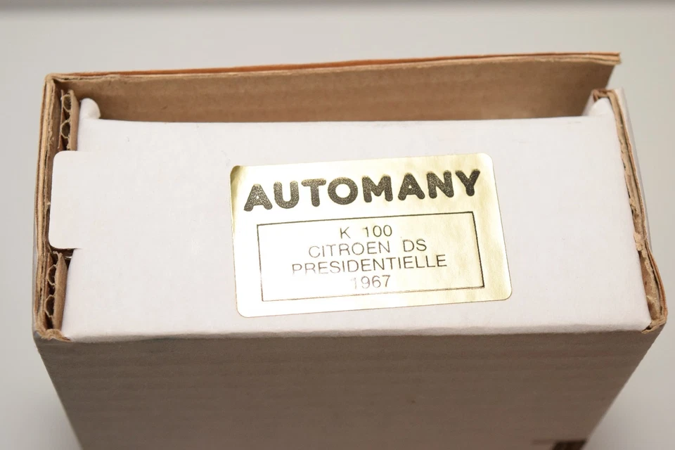 KIT DE RESINA Z 1:43 AUTOMANY K100 K-100 CITROEN DS PRESIDENCIAL 1967 COMO NUEVO EN CAJA Foto 3 de 4