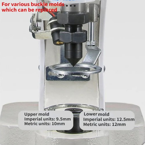 Máquina de coser eléctrica con botones a presión 110V/220V, - Imagen 5 de 12