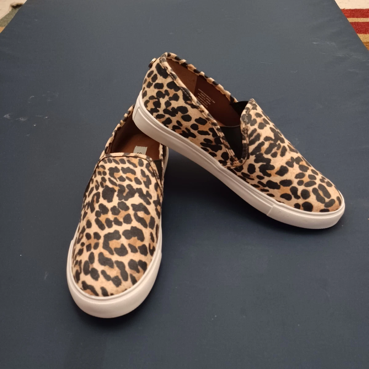 Steve madden leopard sales print slip ons