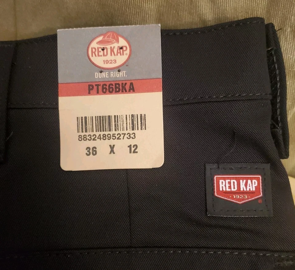 Pantalones cortos cargo Red Kap para hombre 36x12 Foto 2 de 4