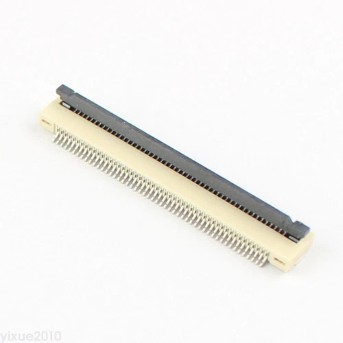 5Pcs FPC FFC 0.5mm Pitch 50 Pin Flip Type Flat Cable Connector Bottom Contact - Picture 4 of 6