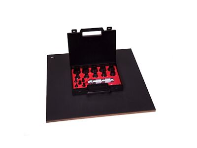 Allpax AX1301 Hollow Punch Kit, 16-Piece, Knurled Grip Type, Steel