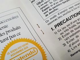 Gumshoe Original Authentic NES Nintendo Manual *