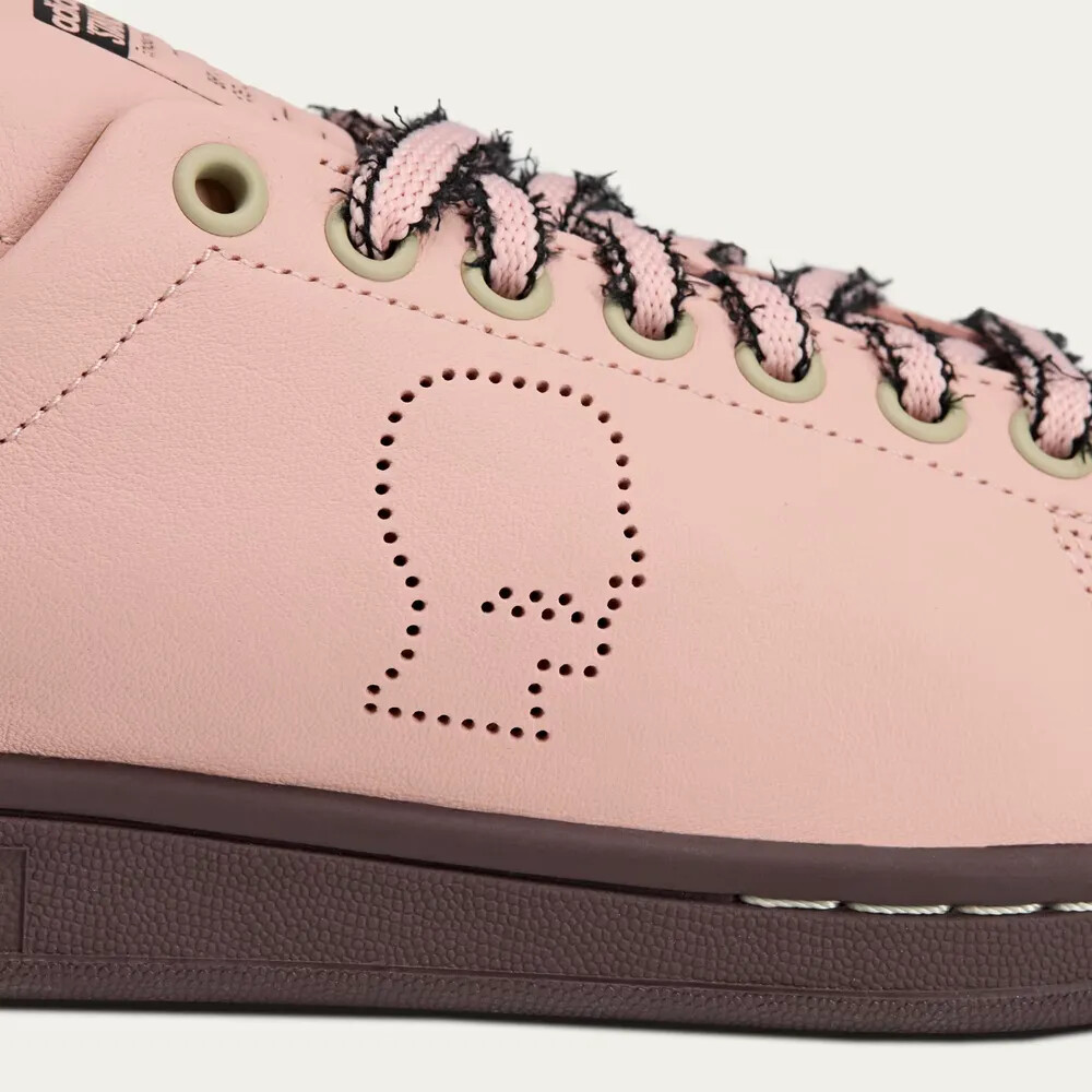 New Adidas x Brain Dead Stan Smith Shoes - Vapor Pink