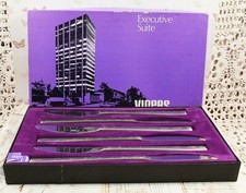 Lovely Boxed Set of six Retro Viners Executive Suite Dessert Knives