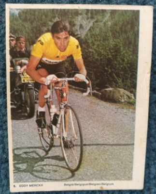 EDDY MERCKX FAEMA MONTY GUM 1969 CARD CYCLING - Main Image