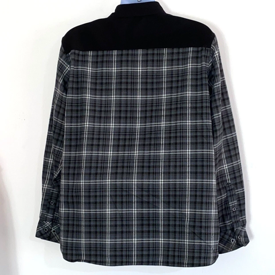 511 Tactical Shacket мужской большой клетку кнопка куртка серый - Изображение 2 из 4