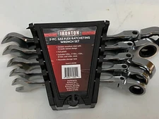 Ironton 5-Pc. SAE Flex-Head Ratcheting Combination Wrench Set