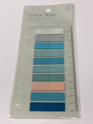 Haftnotiz Sets 10 verschiedene Farben in jeder Packung ca. 20 pro Farbe