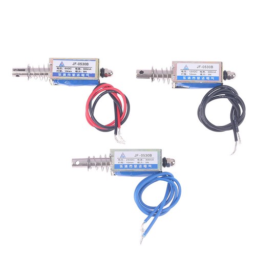 1Pc JF-0530B DC 6/12/24V Push&Pull Type Electromagnet Keeping Force 5N Soleno _t - Photo 4/15