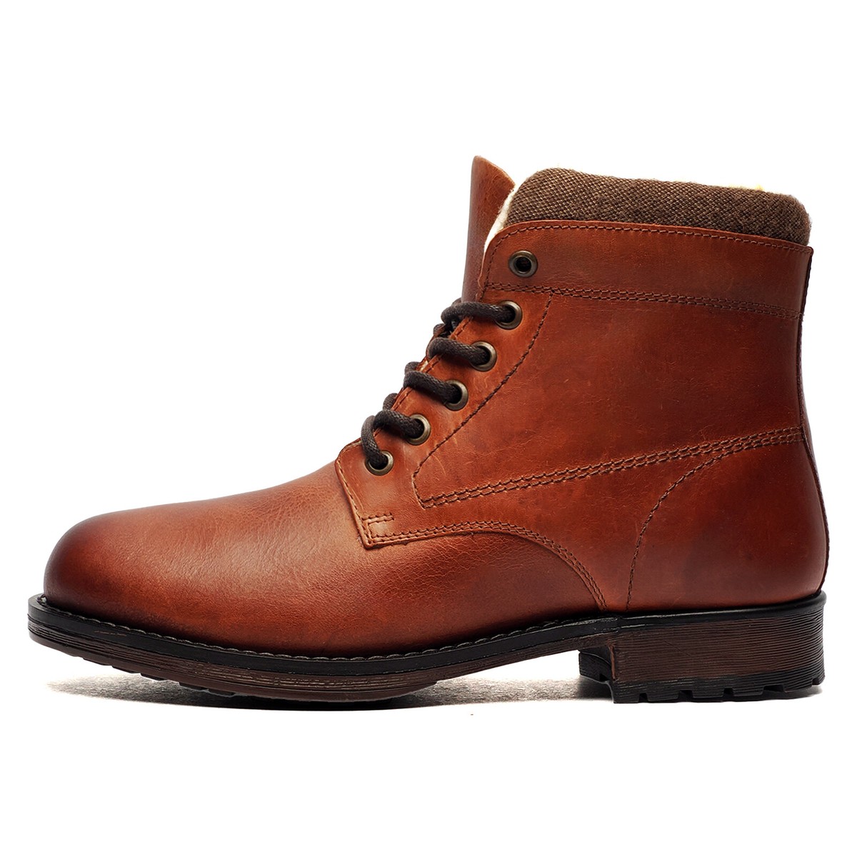 Tan Red Tape Formal Boots Sale Red Tape Dark Tan Derby Boots Hot Sale