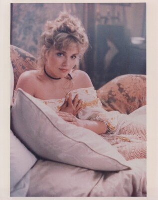 Sharon Stone young 1980's vintage 8x10 color photo portrait movie
